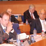 Daniel Braun (European Commission) and Serge Rozen (CCOJB President)